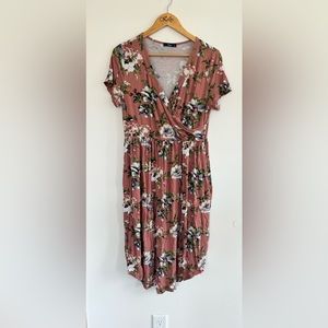 Floral midi dress